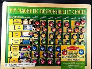  Doug Kids Magnetic Responsibility Chart New Wooden Weekly