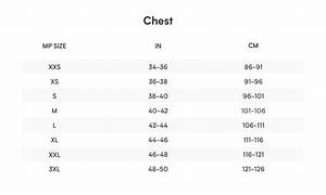 Mens Size Guide Myprotein