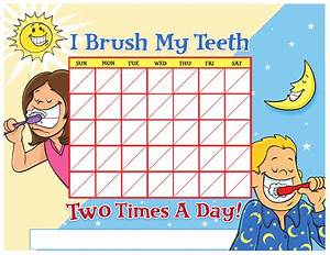 Tooth Brushing Chart For Kids Printable