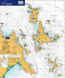 Whitsunday Map Charter Yachts Australia