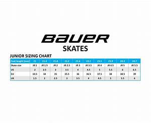 Bauer Skate Blade Size Chart