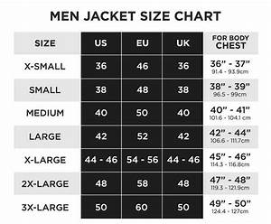 Mens And Womens Size Chart Fanjackets