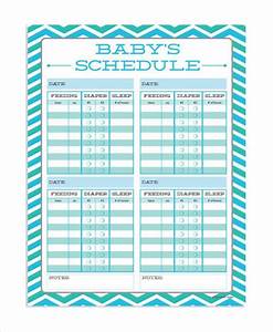 Baby Schedule Template For Nanny For Your Needs