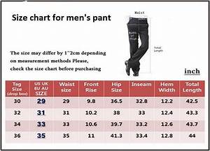Mens Pants Size Chart Google Search Mens Pants Size Chart Mens
