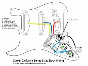 Wiring Diagram For Fender Squier