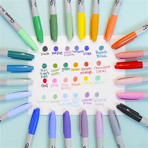 Sharpie Mystic Gems Fine And Ultra Fine Markers 12 And 24 Count