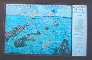 Seward Mural Society Chart Of The Entrance To Resurrection Bay