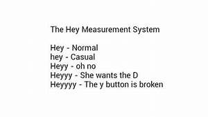 The Quot Hey Quot Measurement Scale Heyy Know Your Meme