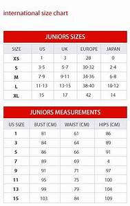 Juniors Size Chart Macy 39 S For Juniors Includes Measurements In Cm