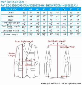 Men 39 S Suits Size Chart Men 39 S Size Guide How To Measure Your Body