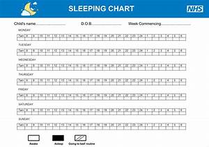Sleep Chart For Children