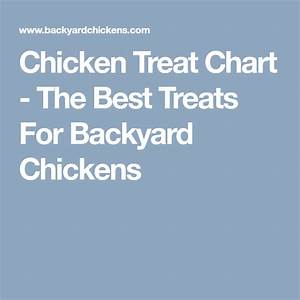 Chicken Treat Chart The Best Treats For Backyard Chickens Chickens