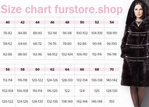 Size Chart For Choosing Women 39 S Fur Coats And Vests Furstore Shop
