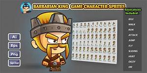 Barbarian King Game Character Sprites Codezaar