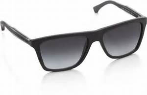 Buy Emporio Armani Wayfarer Sunglasses Black For Men Online Best