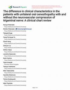 Pdf The Difference In Clinical Characteristics In The Patients With