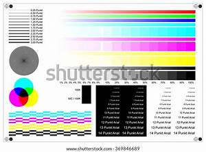 Printer Test Chart Siemens Star Color เวกเตอร สต อก ปลอดค าล ขส ทธ
