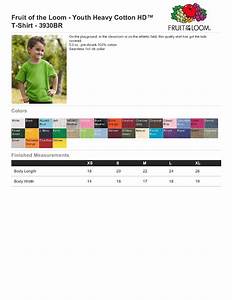 Fruit Of The Loom 3930 Size Chart Chart Walls
