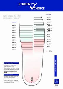 免费 Printable School Shoe Size Chart 样本文件在 Allbusinesstemplates Com