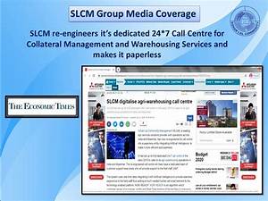 Slcm Group Media Coverage In Economic Times Slcmgroup To Read The