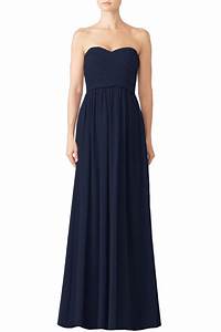  Lhuillier Madeline Navy Gown Lhuillier Bridesmaids