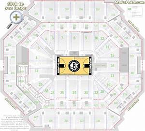 Barclays Center Brooklyn Nets Concerts Seat Numbers Detailed Seating