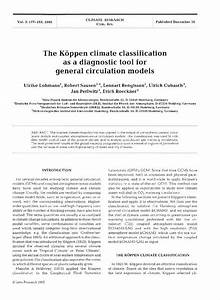 Pdf The Koppen Climate Classification As A Diagnostic Tool Fly 2
