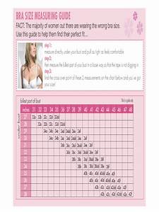 bra size chart measurements