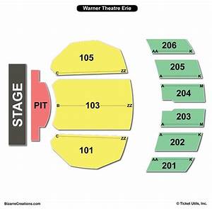 Warner Theatre Erie Seating Chart Seating Charts Tickets