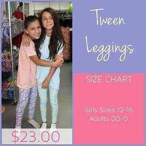 Information And Sizing Chart For Lularoe Tween Click To Join