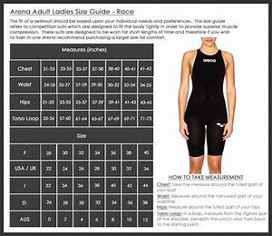 Arena Sizing Charts Here You Will Find All The Sizing Charts For Arena