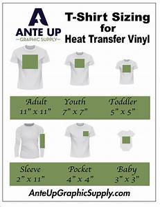 T Shirt Design Size And Placement Chart Ante Up Graphic Supply