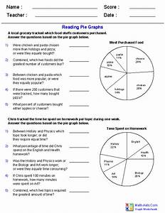 Pie Charts Worksheets