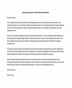 Free 7 Sample Teacher Letters Of Recommendation In Pdf Ms Word