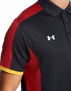 Under Armour Synthetic Wales Rugby Union Polo Shirt In Black For Men Lyst