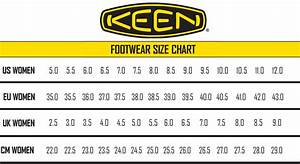 Keen Shoe Size Chart And Fitting Guide For Men Women And Kids