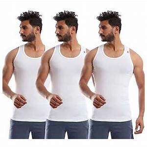 Buy Cottonil Vests For Men 3 Pieces Size 4 White Online