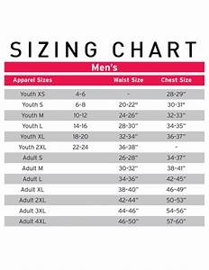 Football Girdle Size Chart