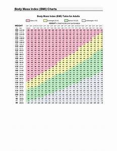 Body Mass Index Bmi Table For Adults Edit Fill Sign Online Handypdf