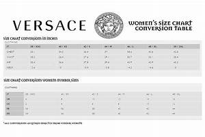 Versace Size Chart Swimwear
