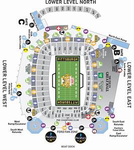 Heinz Field Seating Charts And Stadium Diagrams