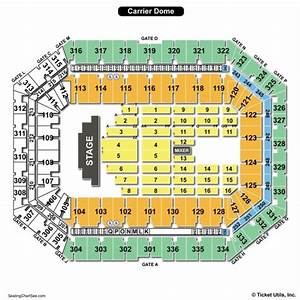 Carrier Dome Seating Chart Seating Charts Tickets