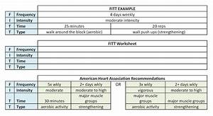 Use The Fitt Chart To Get Fit Healthysd Gov