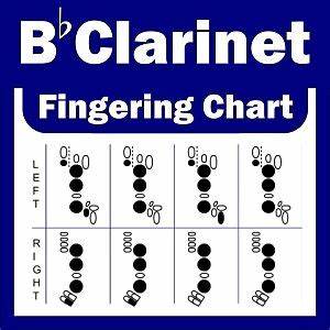 Bb Clarinet Chart With Key Diagram New Ebay