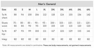 Clothing Size Chart