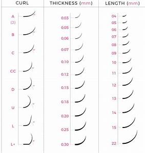 Lash Extension Weight Chart Google Search Eyelash Extensions