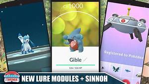 Gible Is Live How To Use New Lure Modules To Evolve Glaceon Etc