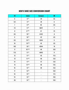 all about standard shoe sizes plus shoe size charts