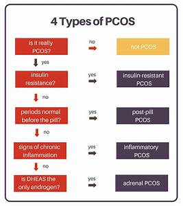 4 Types Of Pcos A Flowchart Pcos Cure Pcos Pcos Awareness