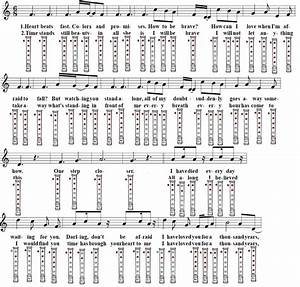 Recorder Song Notes With Finger Chart Irish Folk Songs
